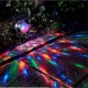 Solar Power Garden Rotating Lights Outdoor Landscape Path Yard Projector Light Decorations