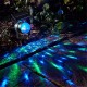 Solar Power Garden Rotating Lights Outdoor Landscape Path Yard Projector Light Decorations