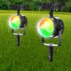 Solar Power Garden Rotating Lights Outdoor Landscape Path Yard Projector Light Decorations