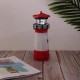 Solar Powered Garden Lighthouse Rotating Beam LED Yard Light Ornament Lamp Home Decor