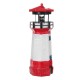 Solar Powered Garden Lighthouse Rotating Beam LED Yard Light Ornament Lamp Home Decor