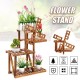 Solid Wood Flower Plant Display Stand Home Garden Plant Flower Pot Storage Rack Durable Balcony Flower Stand Decorations