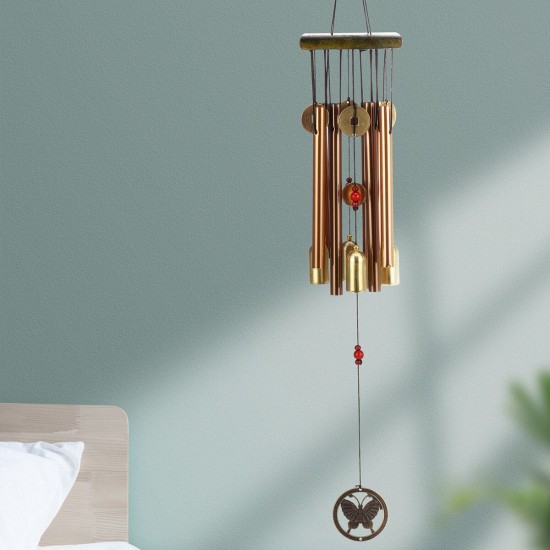 Solid Wood Hollow Tube Metal Tube Tubular Wind Chime Anti Rust Gift Solid Wood Hollow Tube Metal Tube Tubular Wind Chime Anti Rust Gift