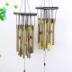 Solid Wood Hollow Tube Metal Tube Tubular Wind Chime Anti Rust Gift