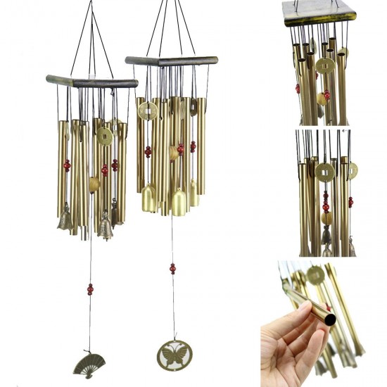 Solid Wood Hollow Tube Metal Tube Tubular Wind Chime Anti Rust Gift Solid Wood Hollow Tube Metal Tube Tubular Wind Chime Anti Rust Gift