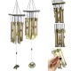 Solid Wood Hollow Tube Metal Tube Tubular Wind Chime Anti Rust Gift