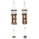 Solid Wood Hollow Tube Metal Tube Tubular Wind Chime Anti Rust Gift