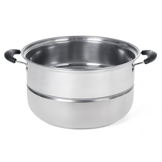 Stainless Steel 3-Layer Boiler And Steamer Thickened Double Pot Stainless Steel Pot