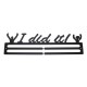 Stainless Steel Black Sporting Medal Hangers Awards Display Medal Holder Rack Decorations Stainless Steel Black Sporting Medal Hangers Awards Display Medal Holder Rack Decorations