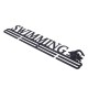 Stainless Steel Black Sporting Medal Hangers Awards Display Medal Holder Rack Decorations