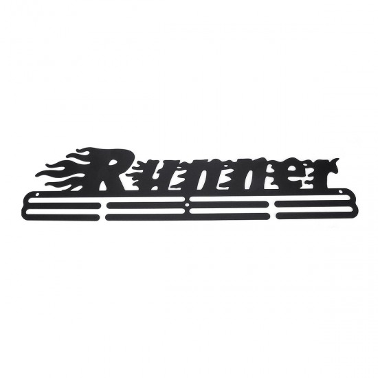 Stainless Steel Black Sporting Medal Hangers Awards Display Medal Holder Rack Decorations Stainless Steel Black Sporting Medal Hangers Awards Display Medal Holder Rack Decorations