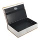 Stainless Steel Dictionary Security Safe Gift Box Piggy Bank Collections Storage with Key