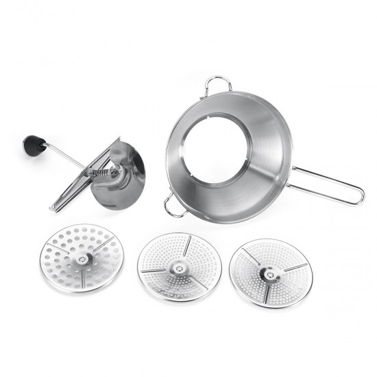 Stainless Steel Food Mill Metal Vegetable/Carrot/Tomato/Potato/Rice Mixer Maker Cutter Stainless Steel Food Mill Metal Vegetable/Carrot/Tomato/Potato/Rice Mixer Maker Cutter
