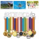 Stainless Steel Medal Holder Hanger Display Rack For Sport Running Swimming Decorations