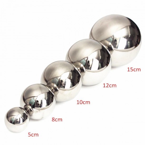 Stainless Steel Mirror Ball Polished Hollow Ball Hardware Accessories 5/8/10/12/15cm