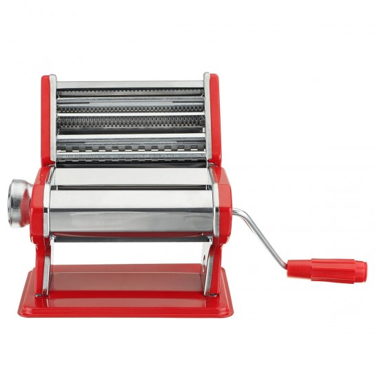 Stainless Steel Pasta Maker Machine Adjustable Fettuccine Lasagne Cutter Roller