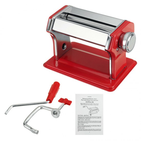 Stainless Steel Pasta Maker Machine Adjustable Fettuccine Lasagne Cutter Roller