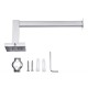 Stainless Steel Silver Toilet Roll Paper Towel Holder Shelf Wall Mounted Bathroom Rack Stainless Steel Silver Toilet Roll Paper Towel Holder Shelf Wall Mounted Bathroom Rack