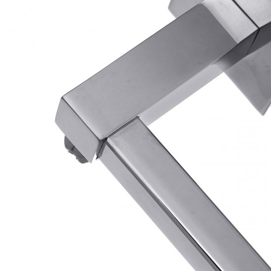 Stainless Steel Silver Toilet Roll Paper Towel Holder Shelf Wall Mounted Bathroom Rack Stainless Steel Silver Toilet Roll Paper Towel Holder Shelf Wall Mounted Bathroom Rack