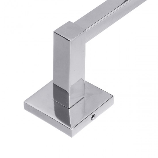 Stainless Steel Silver Toilet Roll Paper Towel Holder Shelf Wall Mounted Bathroom Rack Stainless Steel Silver Toilet Roll Paper Towel Holder Shelf Wall Mounted Bathroom Rack