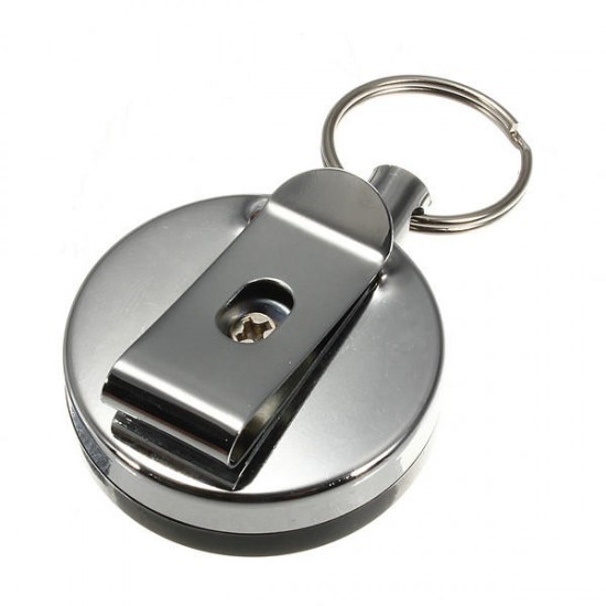 Stainless Steel Tool Belt Money Retractable Key Ring Pull Chain Clip Stainless Steel Tool Belt Money Retractable Key Ring Pull Chain Clip