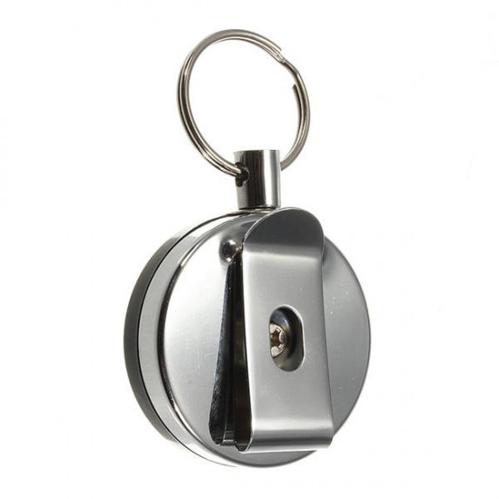 Stainless Steel Tool Belt Money Retractable Key Ring Pull Chain Clip Stainless Steel Tool Belt Money Retractable Key Ring Pull Chain Clip