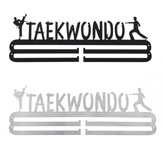 Stainless Steel Wall Mount Display Taekwondo Medal Hanger Holder Rack Sport Decorations Stainless Steel Wall Mount Display Taekwondo Medal Hanger Holder Rack Sport Decorations