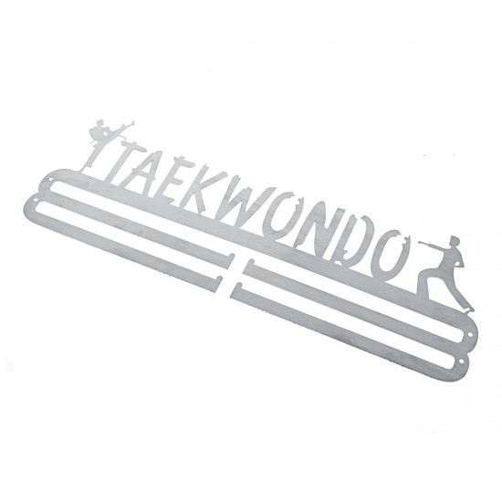 Stainless Steel Wall Mount Display Taekwondo Medal Hanger Holder Rack Sport Decorations