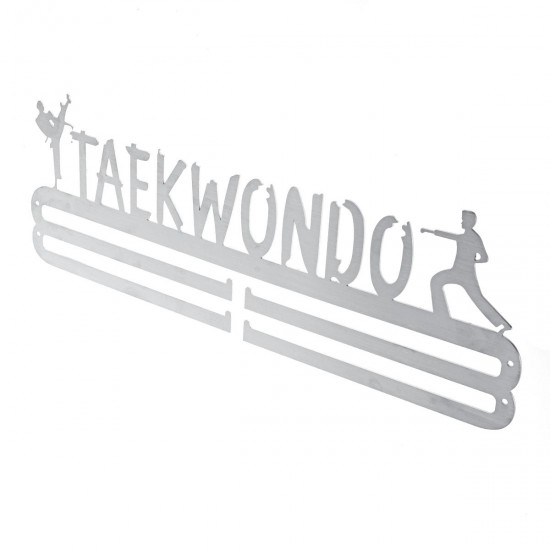 Stainless Steel Wall Mount Display Taekwondo Medal Hanger Holder Rack Sport Decorations Stainless Steel Wall Mount Display Taekwondo Medal Hanger Holder Rack Sport Decorations