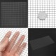 Stainless Steel Woven Wire Mesh Filter Grading 30cm Sheet Silk to Heavy Gauze Stainless Steel Woven Wire Mesh Filter Grading 30cm Sheet Silk to Heavy Gauze