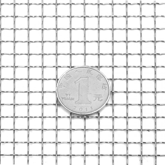 Stainless Steel Woven Wire Mesh Filter Grading 30cm Sheet Silk to Heavy Gauze Stainless Steel Woven Wire Mesh Filter Grading 30cm Sheet Silk to Heavy Gauze