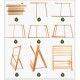 Standing DIY Woven Set Weaving Loom Kit Looms Wooden Tapestry Hand-Knitted Machine Standing DIY Woven Set Weaving Loom Kit Looms Wooden Tapestry Hand-Knitted Machine