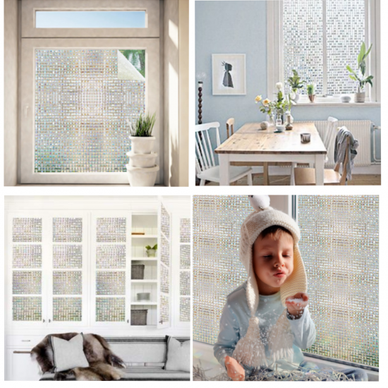 Static Cling Cover Window Glass Film Sticker Privacy Home Decoration 45cm*2m Static Cling Cover Window Glass Film Sticker Privacy Home Decoration 45cm*2m