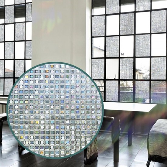 Static Cling Cover Window Glass Film Sticker Privacy Home Decoration 45cm*2m Static Cling Cover Window Glass Film Sticker Privacy Home Decoration 45cm*2m