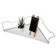 Storage Rack Shelf Home Office Corner Triangle Iron Desktop Organizer Plant Holder Storage Rack Shelf Home Office Corner Triangle Iron Desktop Organizer Plant Holder