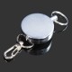 KR01 4cm Full Metal Tool Belt Retractable Key Ring Pull Chain Clip With Hook