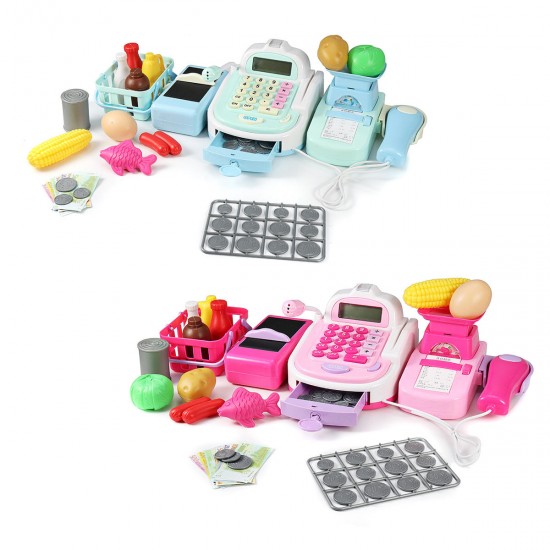 Supermarket Till Kids Cash Register Toys Gift Set Child Girl Shop Role Play Gifts Supermarket Till Kids Cash Register Toys Gift Set Child Girl Shop Role Play Gifts
