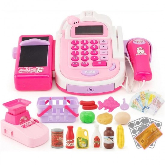 Supermarket Till Kids Cash Register Toys Gift Set Child Girl Shop Role Play Gifts Supermarket Till Kids Cash Register Toys Gift Set Child Girl Shop Role Play Gifts