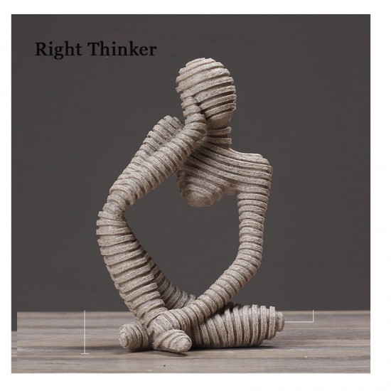 Three Patterns European Style Thinker Statue Model Toys Home Room Decor Creative Abstract Gifts Three Patterns European Style Thinker Statue Model Toys Home Room Decor Creative Abstract Gifts