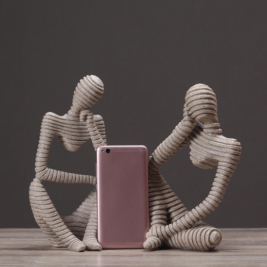 Three Patterns European Style Thinker Statue Model Toys Home Room Decor Creative Abstract Gifts Three Patterns European Style Thinker Statue Model Toys Home Room Decor Creative Abstract Gifts