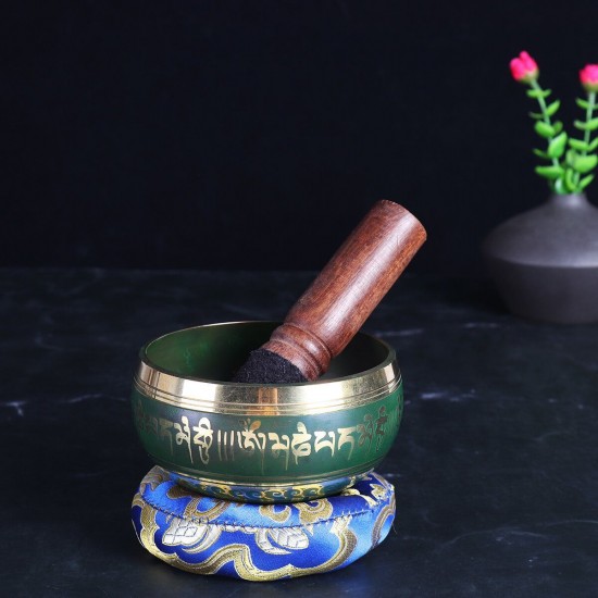 Tibetan Singing Bowl Mat Strikers Buddhism Nepal Traditional Meditation Healing Bowl Tibetan Singing Bowl Mat Strikers Buddhism Nepal Traditional Meditation Healing Bowl