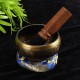 Tibetan Singing Bowl Set Yoga Buddhism Nepal Chakra Meditation Copper Crafted