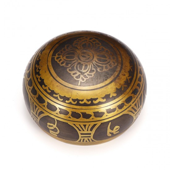 Tibetan Singing Bowl Set Yoga Buddhism Nepal Chakra Meditation Copper Crafted Tibetan Singing Bowl Set Yoga Buddhism Nepal Chakra Meditation Copper Crafted