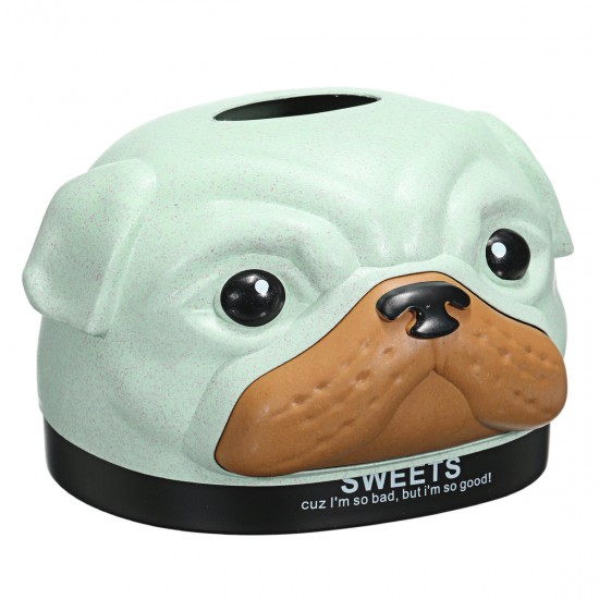 Tissue Box Dispenser Dog Cover Paper Storage Holder Napkin Organizer Home Case Tissue Box Dispenser Dog Cover Paper Storage Holder Napkin Organizer Home Case