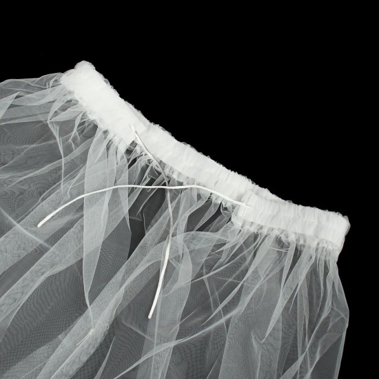 Toilet Buddy Petticoat for Bridal Wedding Dress Gather Skirts Underskirt 65-105cm Toilet Buddy Petticoat for Bridal Wedding Dress Gather Skirts Underskirt 65-105cm