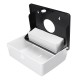 Toilet Hand Paper Towel Dispenser Tissue Holder Wall Mounted Shelf Bathroom Box Kit