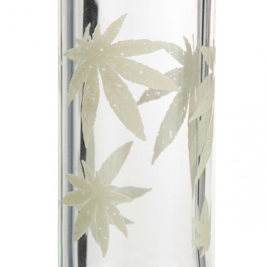 Transparent Luminous Water Glass Smoke Pipes Bottle Glassware Filter Tube