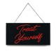 Treat Yourself Neon Sign Light Pub Party Home Room Shop Wall Decorations