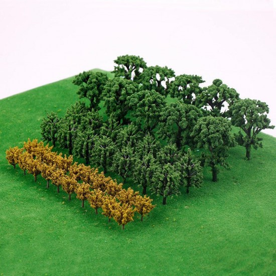 Trees Model Train Railway Railroad Wargame Diorama Scenery Landscape Decorations