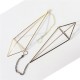 Triangle Hanging Wrought Iron Pineapple Flower Stand Metal Hollow Soilless Flower Pot Simple Flower Stand
